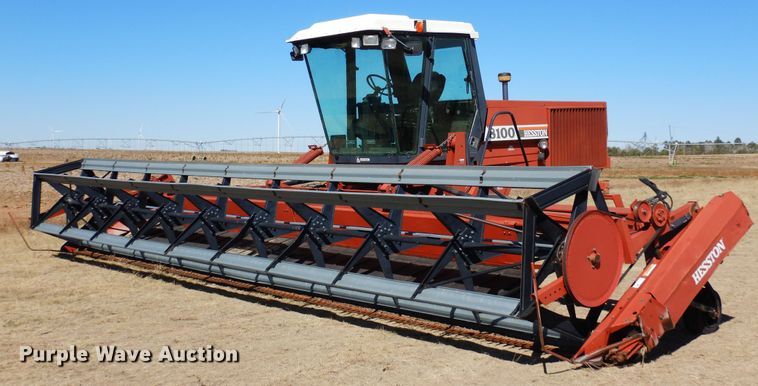 image for item DN6261 1996 Hesston 8100  windrower