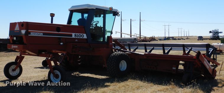 image for item DN6261 1996 Hesston 8100  windrower