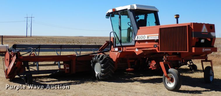 image for item DN6261 1996 Hesston 8100  windrower