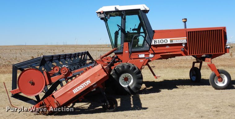 image for item DN6261 1996 Hesston 8100  windrower