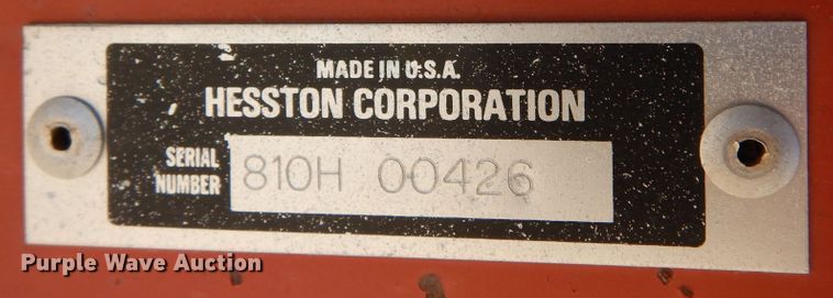 image for item DN6261 1996 Hesston 8100  windrower