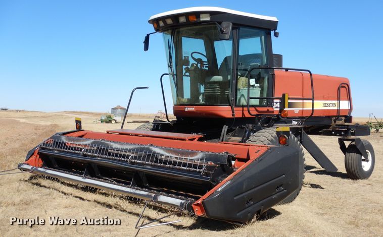 image for item DN6264 2002 Hesston 8450  windrower