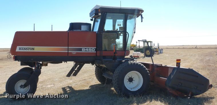 image for item DN6264 2002 Hesston 8450  windrower
