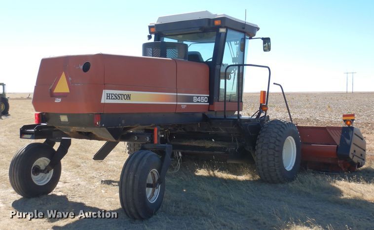 image for item DN6264 2002 Hesston 8450  windrower