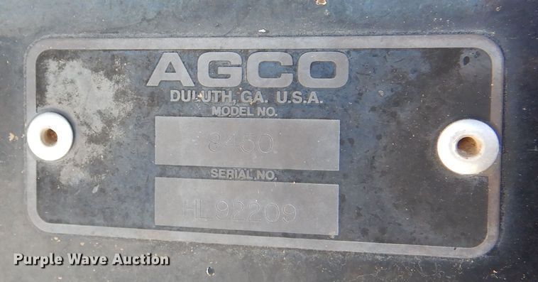 image for item DN6264 2002 Hesston 8450  windrower