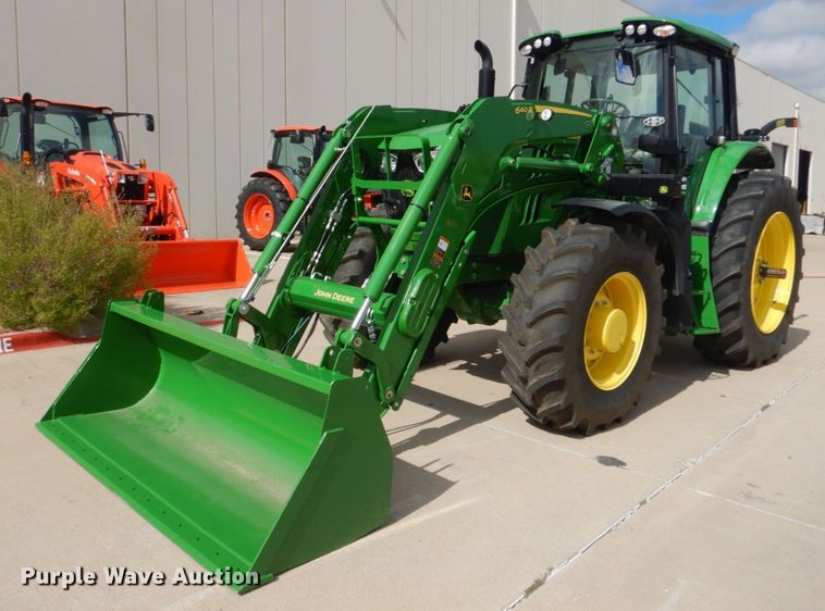 image for item DO1648 2022 John Deere 6155M  MFWD tractor