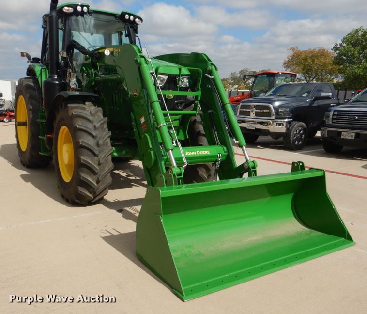 image for item DO1648 2022 John Deere 6155M  MFWD tractor