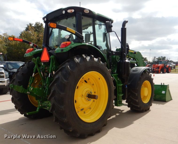 image for item DO1648 2022 John Deere 6155M  MFWD tractor