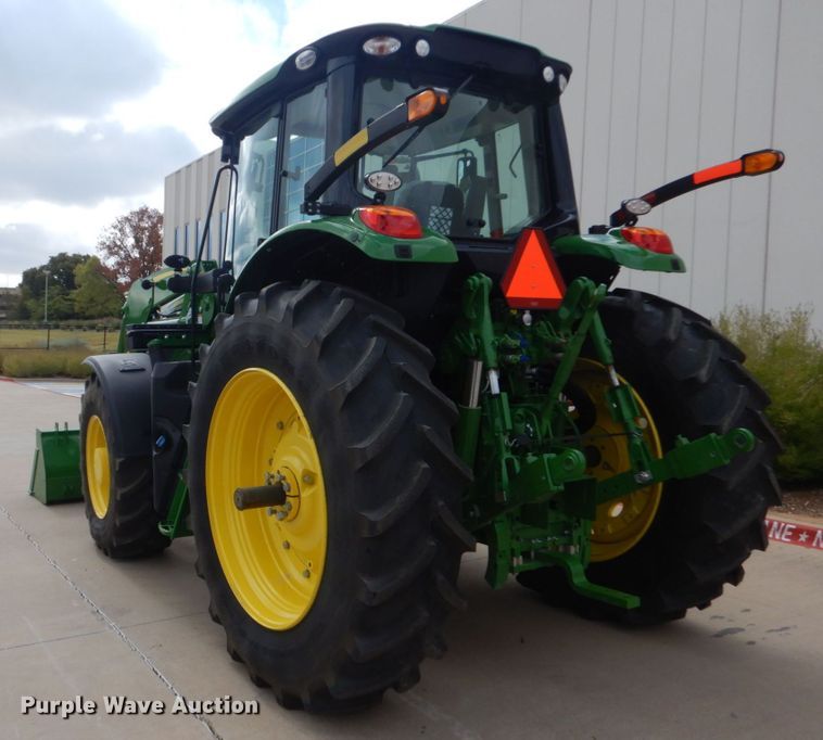 image for item DO1648 2022 John Deere 6155M  MFWD tractor