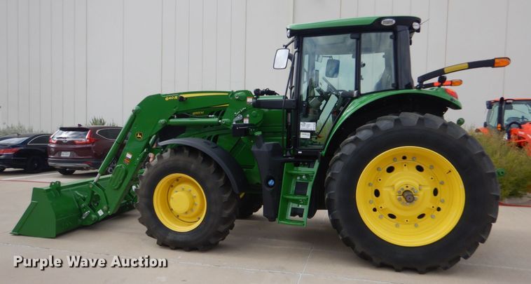 image for item DO1648 2022 John Deere 6155M  MFWD tractor