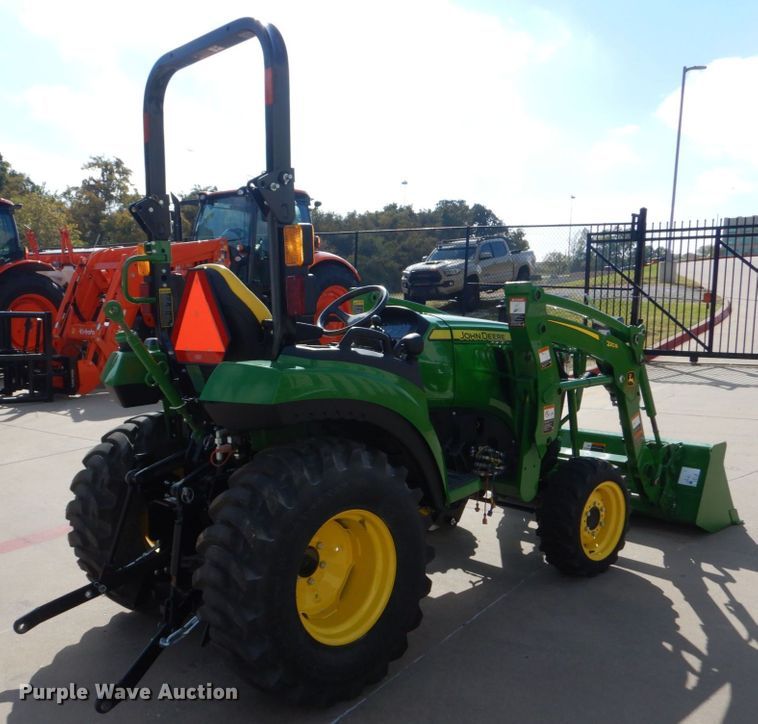image for item DO1650 2022 John Deere 2038R  MFWD tractor