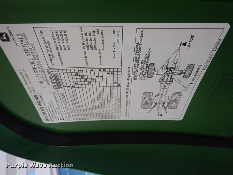 image for item DO1651 2021 John Deere 3043D  MFWD tractor