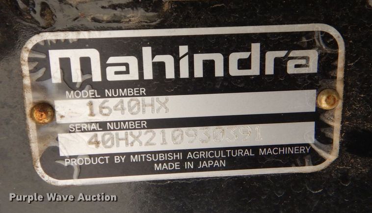 image for item DO1652 2022 Mahindra 1640 HST  MFWD tractor