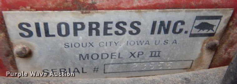 image for item DP0420 Silopress XPIII  silage bagger