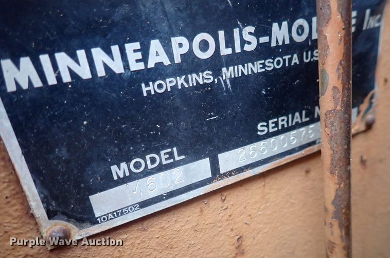 image for item DQ3100 1964 Minneapolis Moline M602  tractor