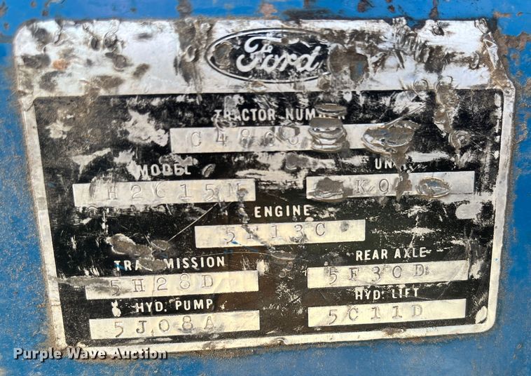 image for item DR7320 1975 Ford 9600  tractor
