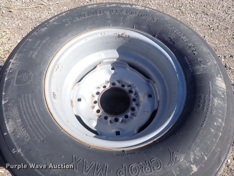 (2) Farm Wagon 31x13.515 tires and wheels in Hesston, KS Item GD9305