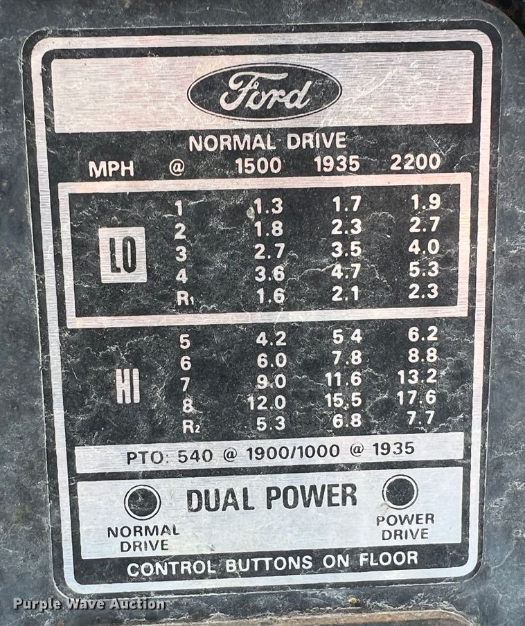 image for item HX9999 1976 Ford 9600  tractor