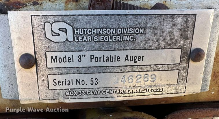image for item JD9139 Hutchinson  auger