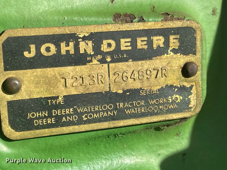 image for item JD9185 1972 John Deere 4020  tractor
