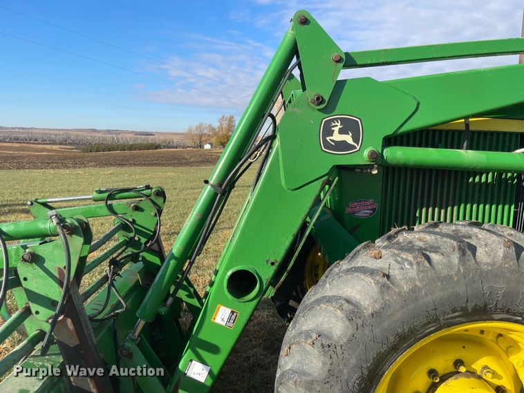 image for item JD9189 1990 John Deere 4455  MFWD tractor
