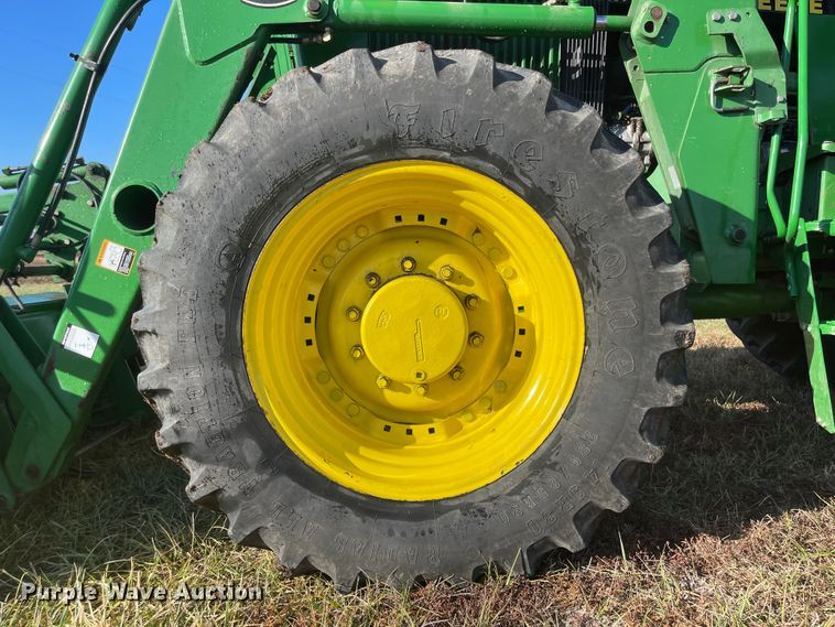 image for item JD9189 1990 John Deere 4455  MFWD tractor