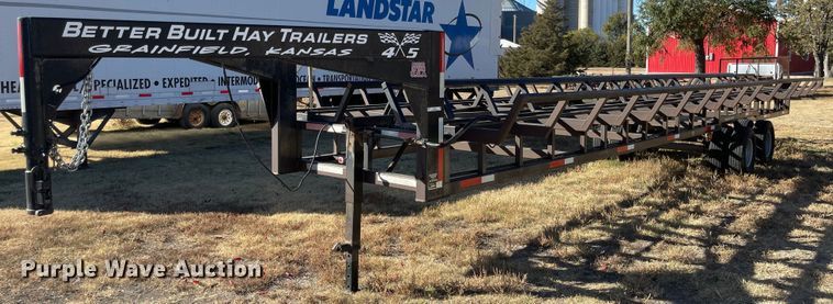 image for item JD9853 2017 Better Built  hay bale trailer