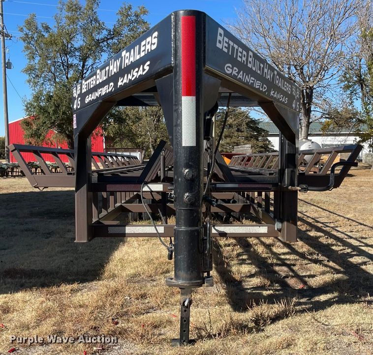 image for item JD9853 2017 Better Built  hay bale trailer