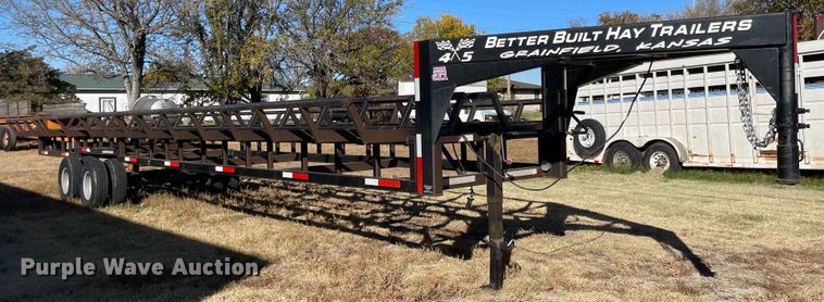 image for item JD9853 2017 Better Built  hay bale trailer