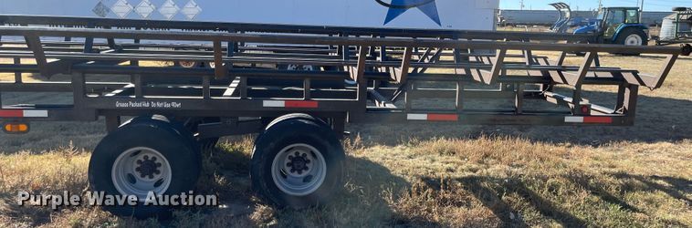 image for item JD9853 2017 Better Built  hay bale trailer