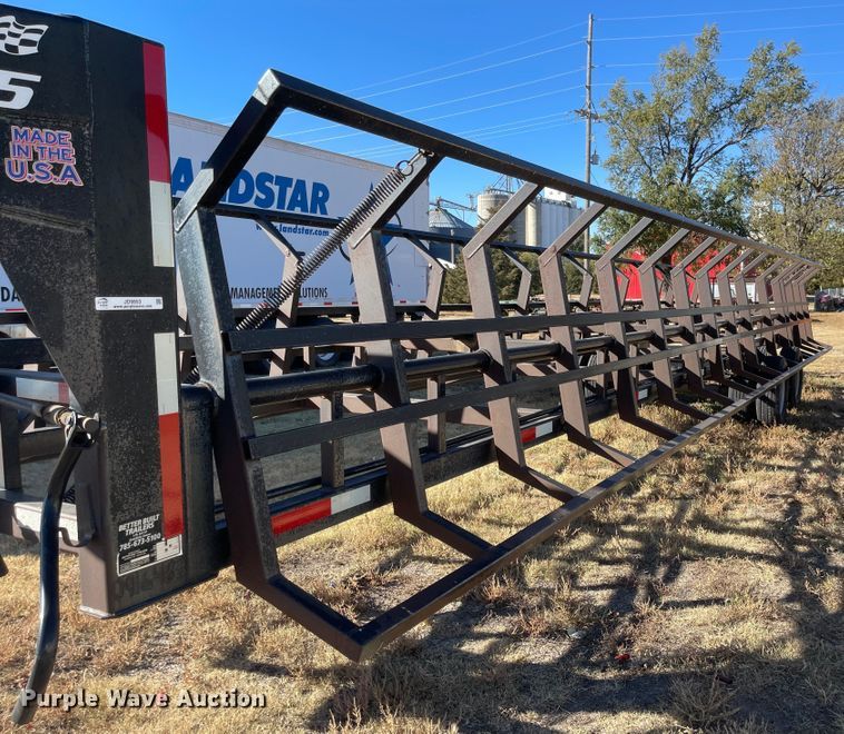 image for item JD9853 2017 Better Built  hay bale trailer