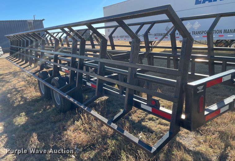 image for item JD9853 2017 Better Built  hay bale trailer