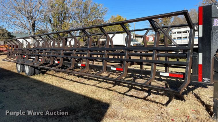image for item JD9853 2017 Better Built  hay bale trailer