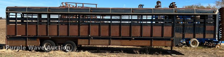 image for item KF9816 1993 Coose  livestock trailer