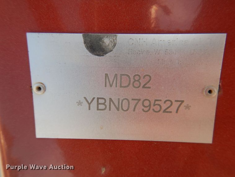 image for item KW9291 2011 Case IH MD82  disc mower