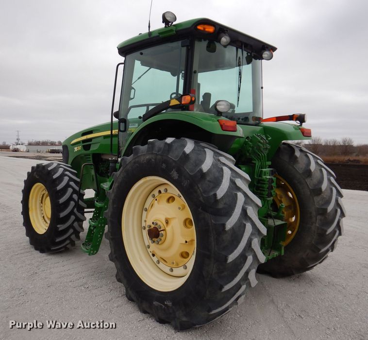 image for item KW9699 2007 John Deere 7830  MFWD tractor