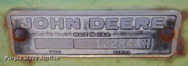 image for item LU9763 John Deere  rigid head