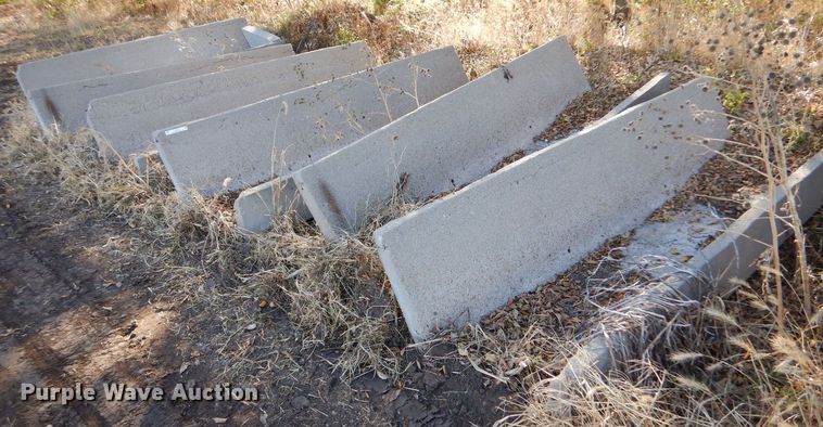 image for item LU9772 (6) concrete feed bunks