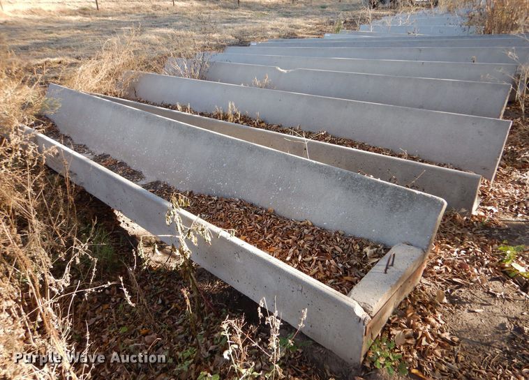 image for item LU9774 (7) concrete feed bunks