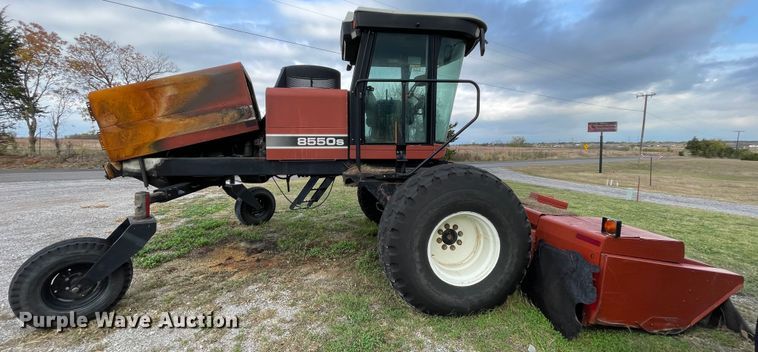 image for item MR9497 2002 Hesston 8550S  windrower