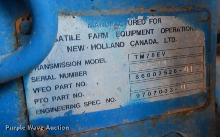 image for item MT9827 1998 New Holland 9282  4WD tractor