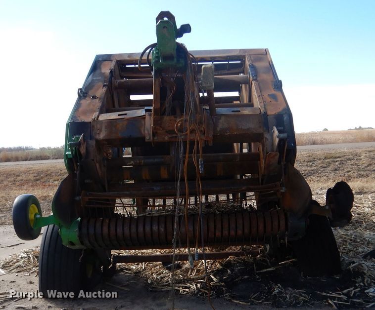 image for item MT9841 2017 John Deere 569 Mega Wide Plus  round baler