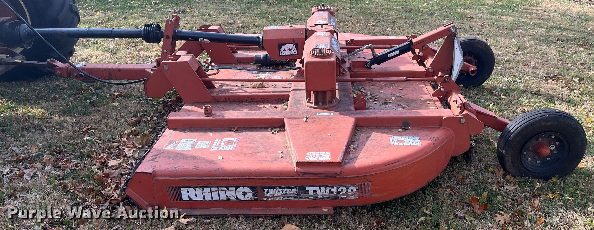 Rhino TW120 rotary mower in Troy, KS Item MN9359 sold Purple Wave