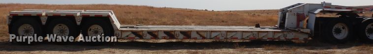 image for item DF8189 1981 Trail King 1551-4500  lowboy equipment trailer