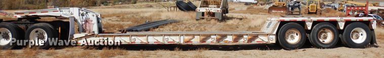 image for item DF8189 1981 Trail King 1551-4500  lowboy equipment trailer