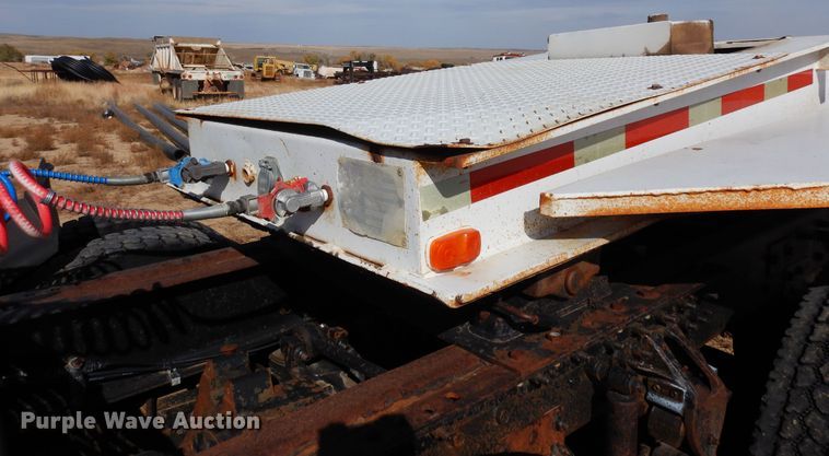 image for item DF8189 1981 Trail King 1551-4500  lowboy equipment trailer