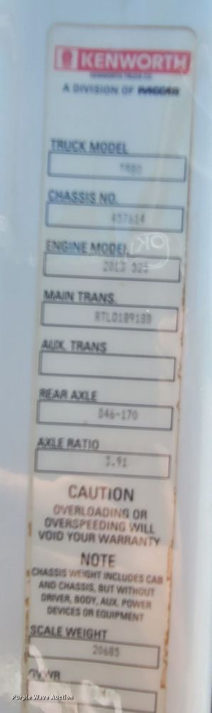 image for item DM4181 2015 Kenworth T880  semi truck