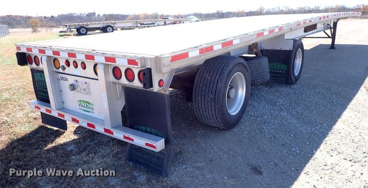 image for item DN6918 2013 Transcraft Benson AF53-102-2-524  flatbed trailer