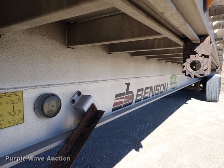 image for item DN6918 2013 Transcraft Benson AF53-102-2-524  flatbed trailer