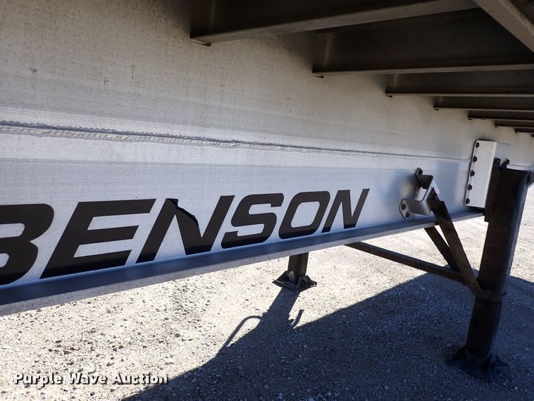 image for item DN6918 2013 Transcraft Benson AF53-102-2-524  flatbed trailer